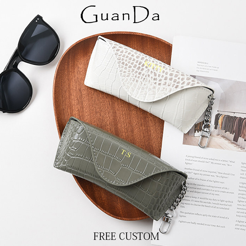 Sunglass Retainer Cord - Bolsa de Óculos de Couro Genuíno